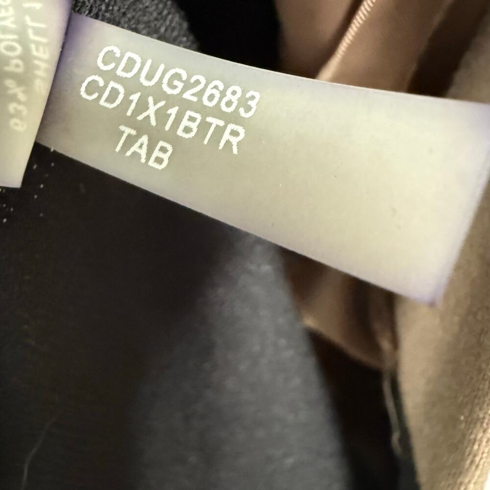 Calvin Klein New Women's Colorblock Taupe/Black Sleeveless Dress Size 4 - Picture 7 of 13